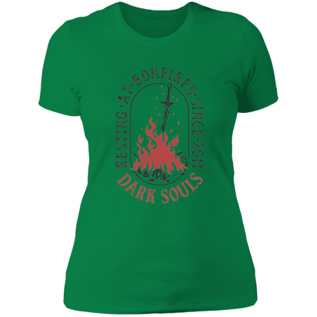 T-Shirts Kelly Green / S Resting at Bonfires Women's Premium T-Shirt