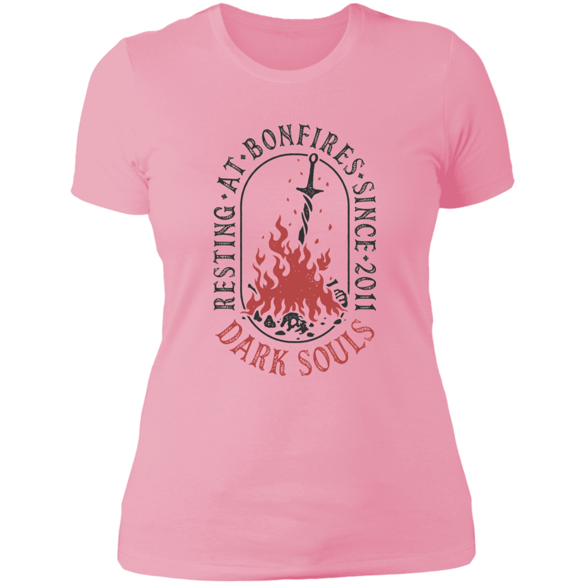 T-Shirts Light Pink / S Resting at Bonfires Women's Premium T-Shirt