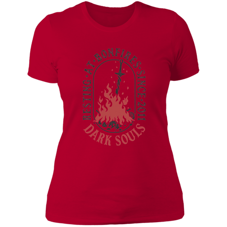 T-Shirts Red / S Resting at Bonfires Women's Premium T-Shirt