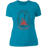 T-Shirts Turquoise / S Resting at Bonfires Women's Premium T-Shirt