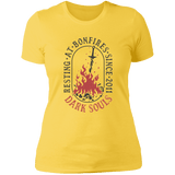 T-Shirts Vibrant Yellow / S Resting at Bonfires Women's Premium T-Shirt