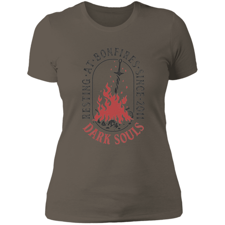T-Shirts Warm Grey / S Resting at Bonfires Women's Premium T-Shirt