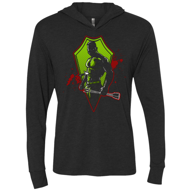 T-Shirts Vintage Black / X-Small Resurrected Triblend Long Sleeve Hoodie Tee