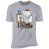 T-Shirts Heather Grey / YXS Retrato de un Robot Boys Premium T-Shirt