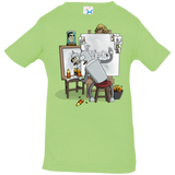 T-Shirts Key Lime / 6 Months Retrato de un Robot Infant Premium T-Shirt