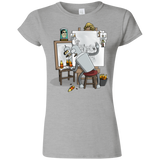 T-Shirts Sport Grey / S Retrato de un Robot Junior Slimmer-Fit T-Shirt