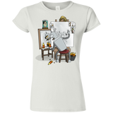 T-Shirts White / S Retrato de un Robot Junior Slimmer-Fit T-Shirt