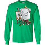 T-Shirts Irish Green / S Retrato de un Robot Men's Long Sleeve T-Shirt