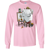 T-Shirts Light Pink / S Retrato de un Robot Men's Long Sleeve T-Shirt