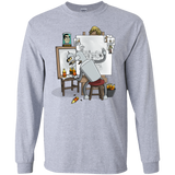 T-Shirts Sport Grey / S Retrato de un Robot Men's Long Sleeve T-Shirt