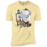 T-Shirts Banana Cream / X-Small Retrato de un Robot Men's Premium T-Shirt