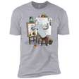 T-Shirts Heather Grey / X-Small Retrato de un Robot Men's Premium T-Shirt