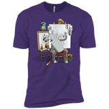 T-Shirts Purple Rush/ / X-Small Retrato de un Robot Men's Premium T-Shirt