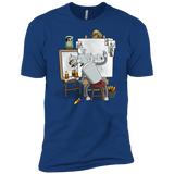 T-Shirts Royal / X-Small Retrato de un Robot Men's Premium T-Shirt