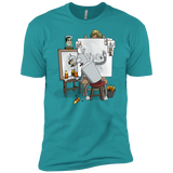T-Shirts Tahiti Blue / X-Small Retrato de un Robot Men's Premium T-Shirt