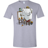 T-Shirts Sport Grey / X-Small Retrato de un Robot Men's Semi-Fitted Softstyle