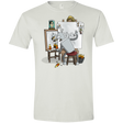 T-Shirts White / X-Small Retrato de un Robot Men's Semi-Fitted Softstyle