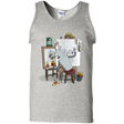 T-Shirts Ash / S Retrato de un Robot Men's Tank Top