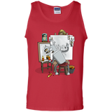 T-Shirts Red / S Retrato de un Robot Men's Tank Top