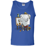 T-Shirts Royal / S Retrato de un Robot Men's Tank Top