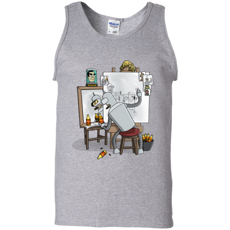 T-Shirts Sport Grey / S Retrato de un Robot Men's Tank Top