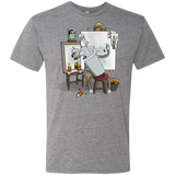T-Shirts Premium Heather / S Retrato de un Robot Men's Triblend T-Shirt