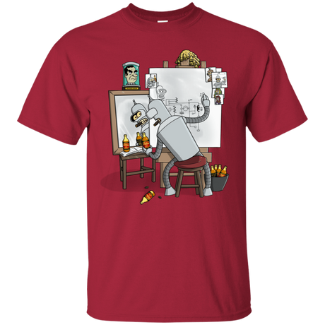 T-Shirts Cardinal / S Retrato de un Robot T-Shirt