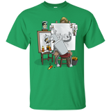T-Shirts Irish Green / S Retrato de un Robot T-Shirt
