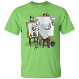 T-Shirts Lime / S Retrato de un Robot T-Shirt
