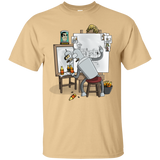 T-Shirts Vegas Gold / S Retrato de un Robot T-Shirt