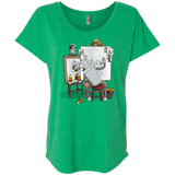 T-Shirts Envy / X-Small Retrato de un Robot Triblend Dolman Sleeve