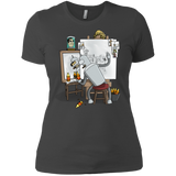 T-Shirts Heavy Metal / X-Small Retrato de un Robot Women's Premium T-Shirt