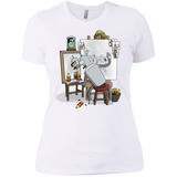 T-Shirts White / X-Small Retrato de un Robot Women's Premium T-Shirt