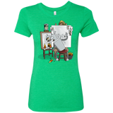 T-Shirts Envy / S Retrato de un Robot Women's Triblend T-Shirt