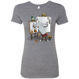 T-Shirts Premium Heather / S Retrato de un Robot Women's Triblend T-Shirt