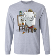 T-Shirts Sport Grey / YS Retrato de un Robot Youth Long Sleeve T-Shirt