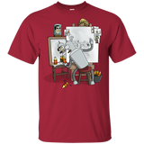 T-Shirts Cardinal / YXS Retrato de un Robot Youth T-Shirt