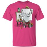T-Shirts Heliconia / YXS Retrato de un Robot Youth T-Shirt