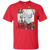 T-Shirts Red / YXS Retrato de un Robot Youth T-Shirt
