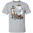 T-Shirts Sport Grey / YXS Retrato de un Robot Youth T-Shirt