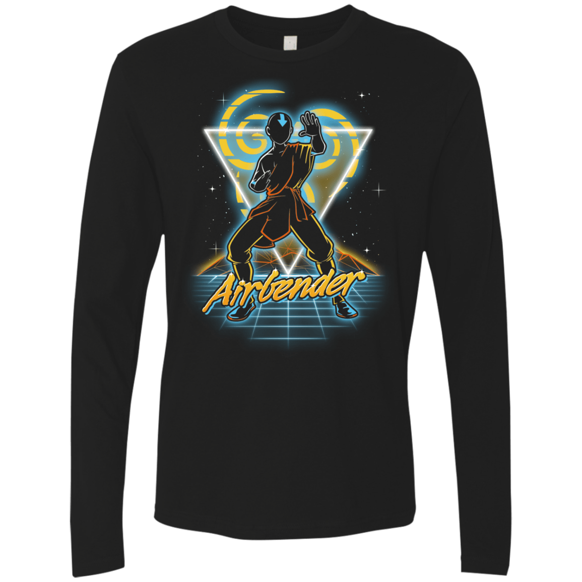 Retro Airbender Men's Premium Long Sleeve