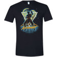 T-Shirts Black / X-Small Retro Airbender Men's Semi-Fitted Softstyle