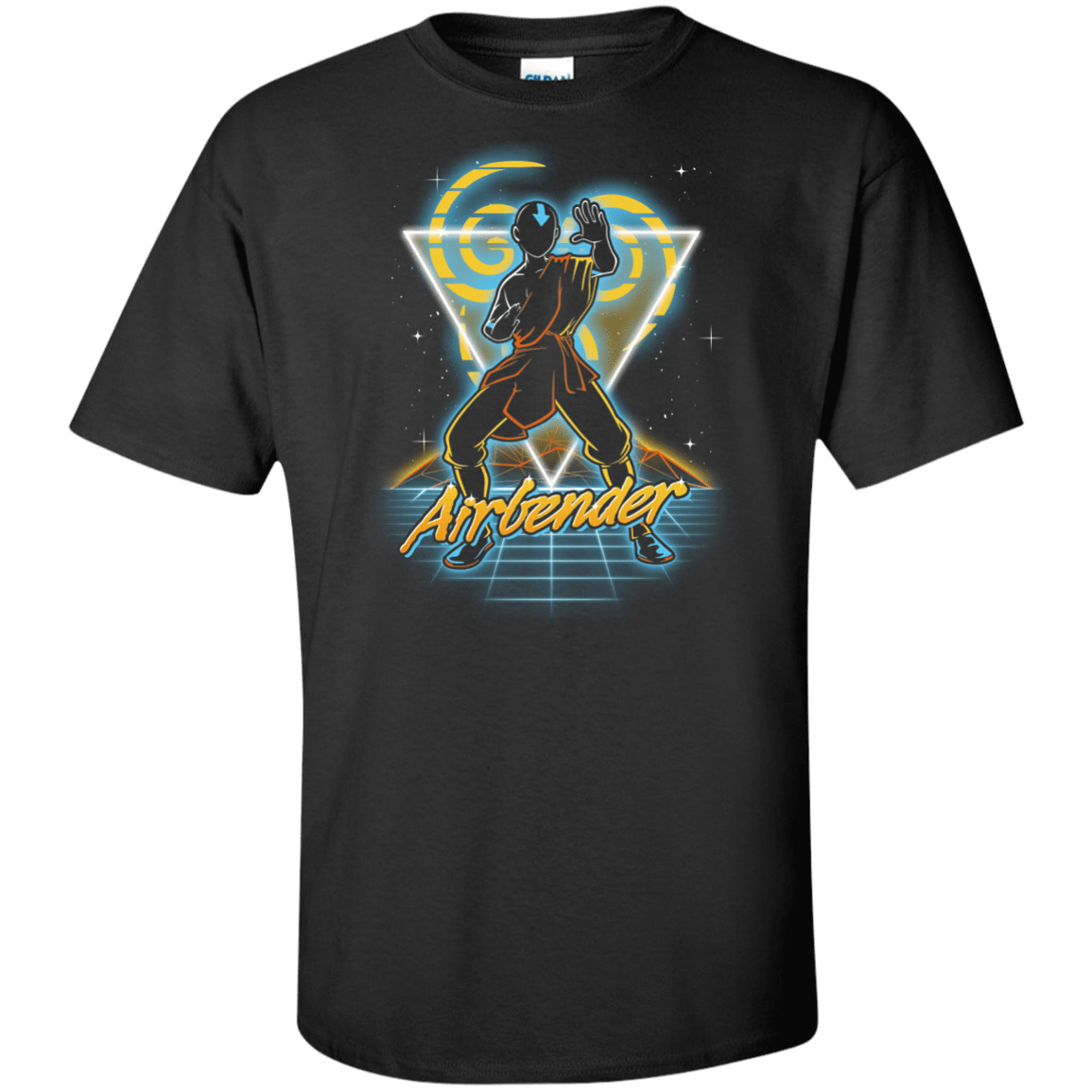 T-Shirts Black / XLT Retro Airbender Tall T-Shirt