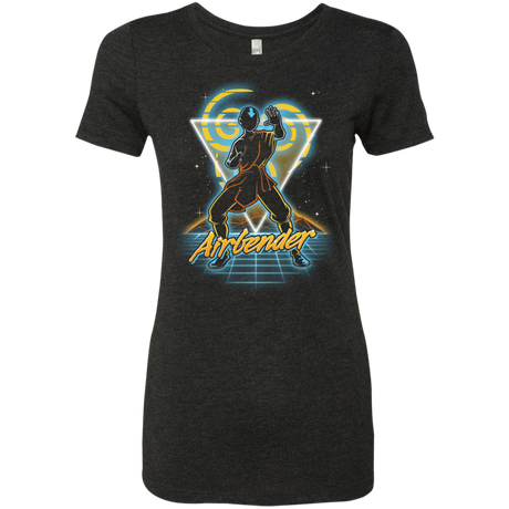 T-Shirts Vintage Black / S Retro Airbender Women's Triblend T-Shirt