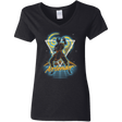 T-Shirts Black / S Retro Airbender Women's V-Neck T-Shirt