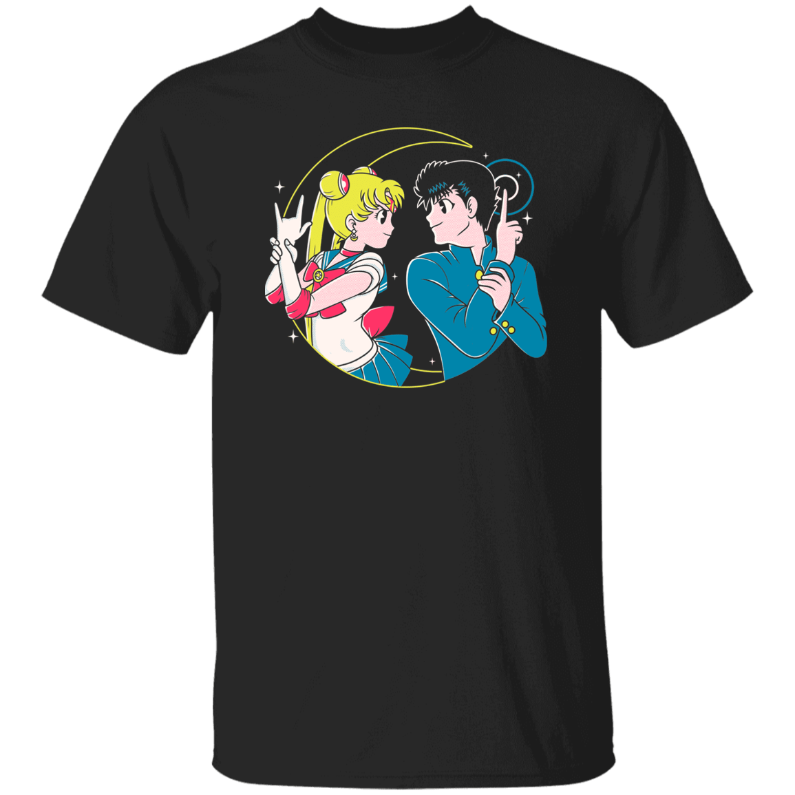 T-Shirts Black / S Retro Battle Anime T-Shirt