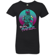 T-Shirts Black / YXS Retro Bounty Hunter Girls Premium T-Shirt