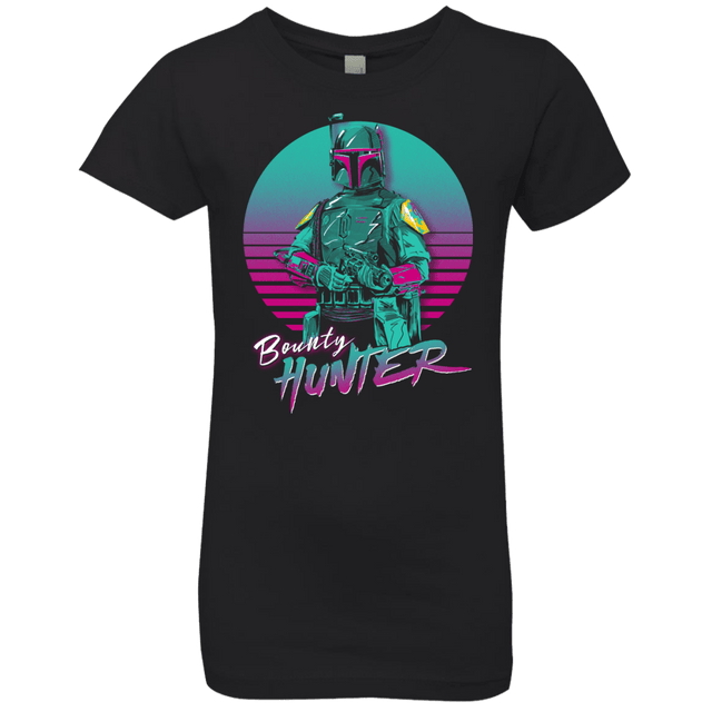T-Shirts Black / YXS Retro Bounty Hunter Girls Premium T-Shirt