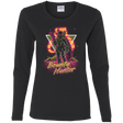T-Shirts Black / S Retro Bounty Hunter Women's Long Sleeve T-Shirt