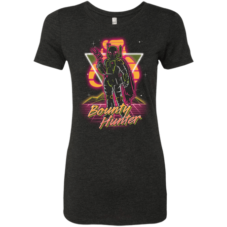 T-Shirts Vintage Black / S Retro Bounty Hunter Women's Triblend T-Shirt